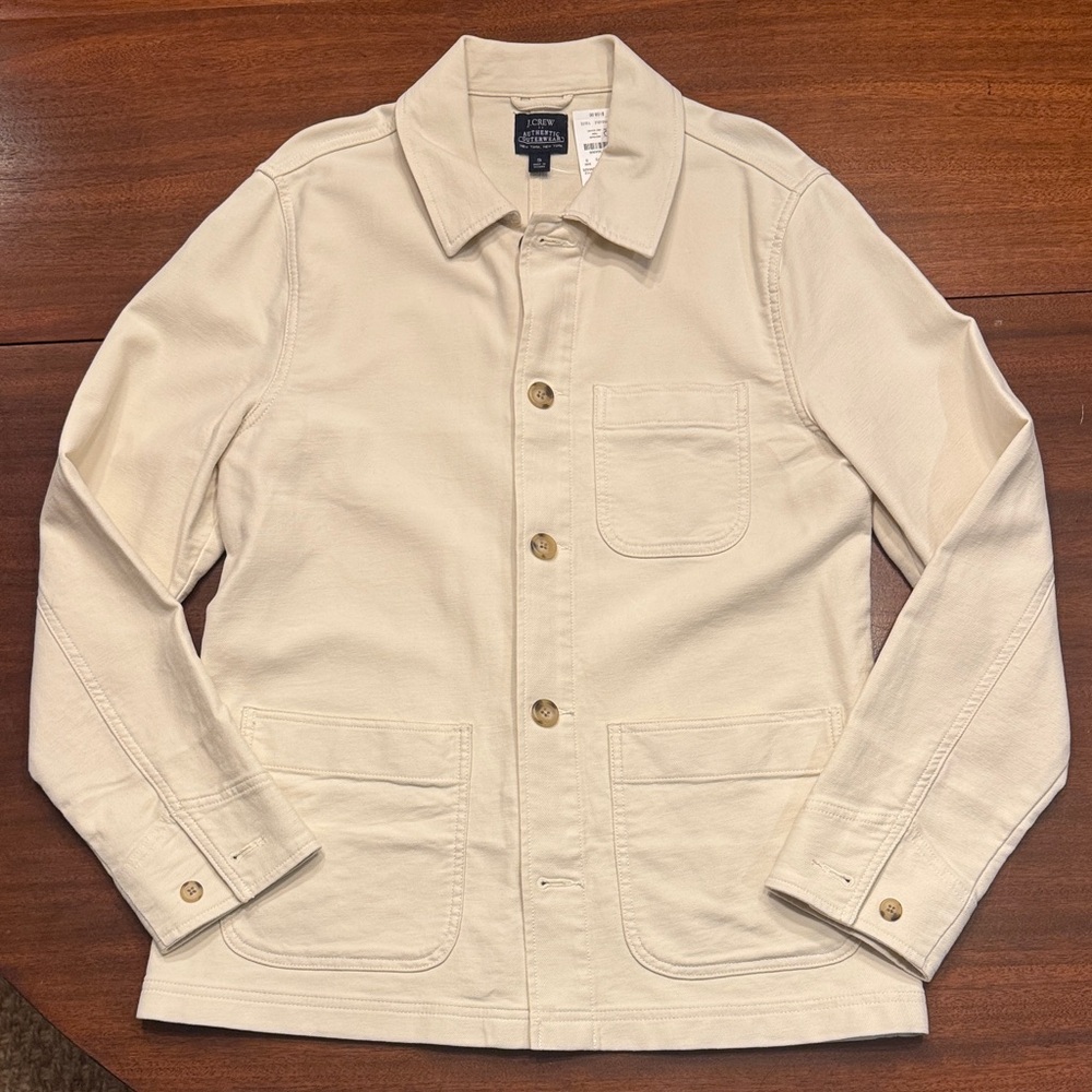 J. Crew Men's Beige Shirt Jacket